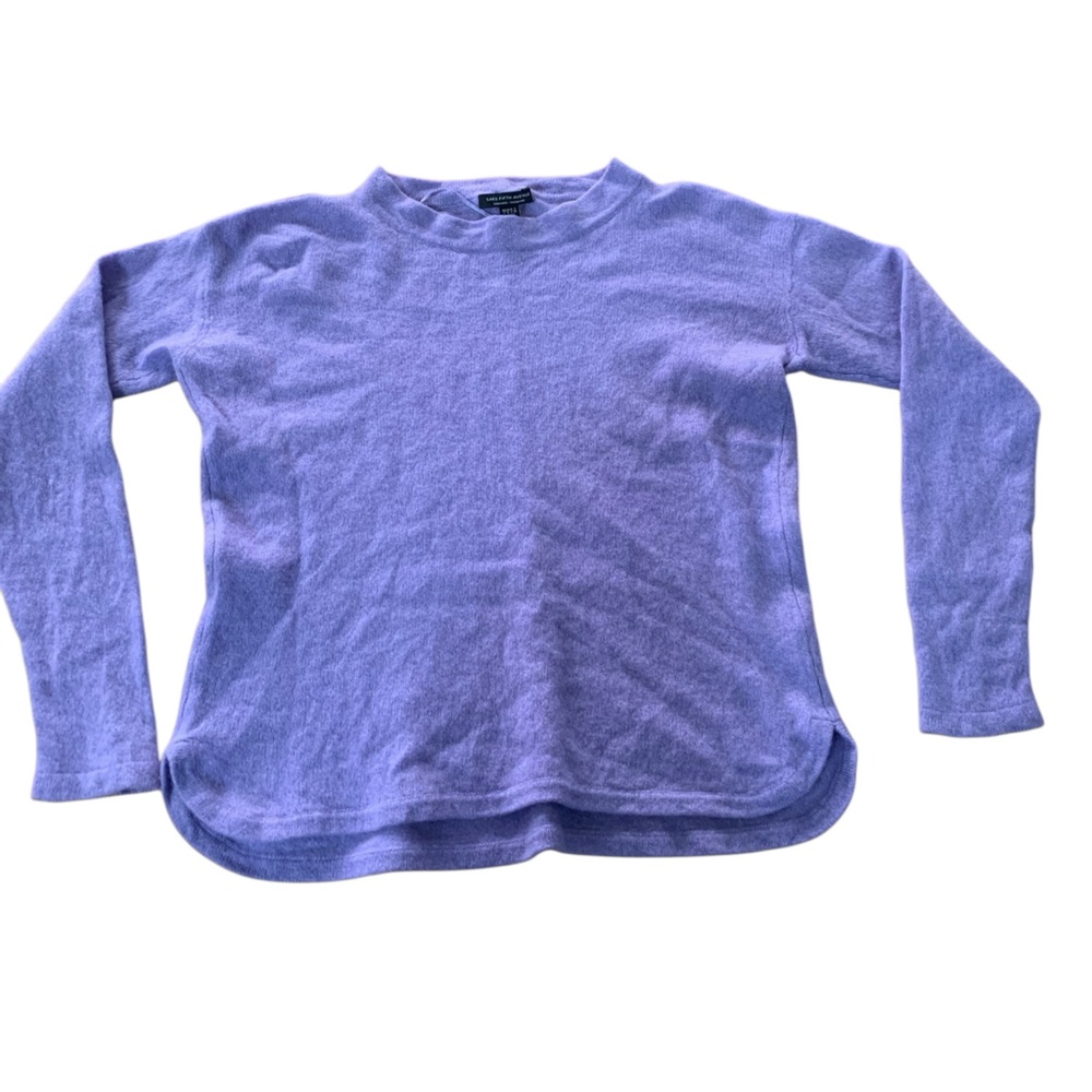 Saks Fifth Avenue Black Label Lavender Crewneck Sweater